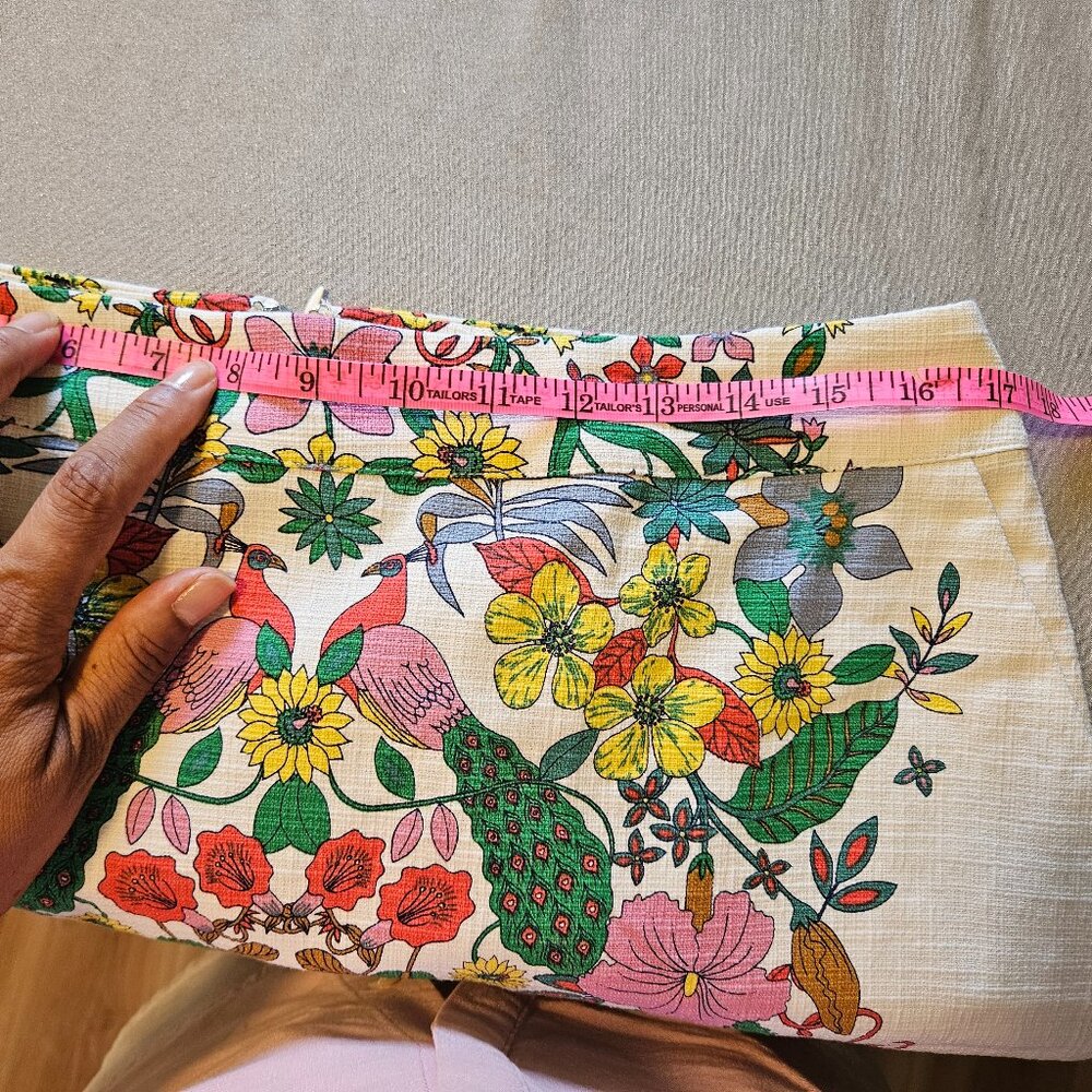 Boden "Floral Bird" pencil skirt. - Picture 5 of 6